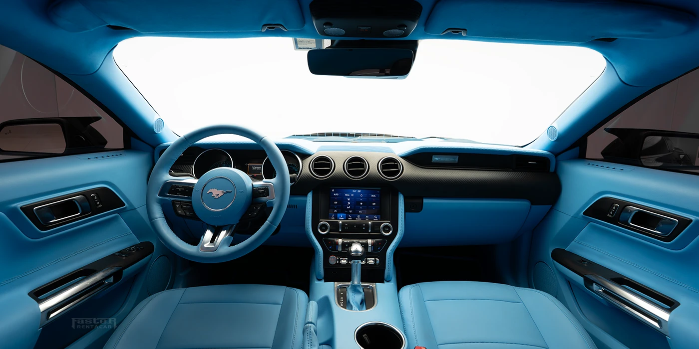 Ford Mustang Hire Black Interior